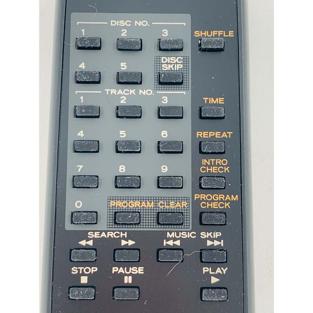 Teac Remote Control Rc 722 Original CD Player Changer OEM Replacement Untested - Picture 6 of 7